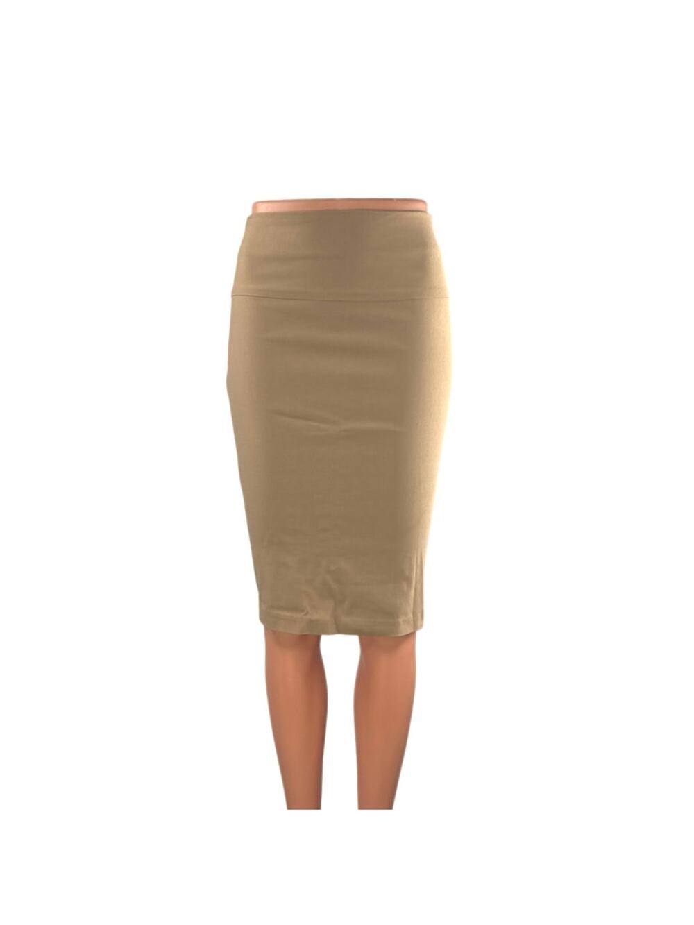 Top 10 USA Women's Beige Khaki High Waist Slit Fitted Pencil Mini Skirt Size XS